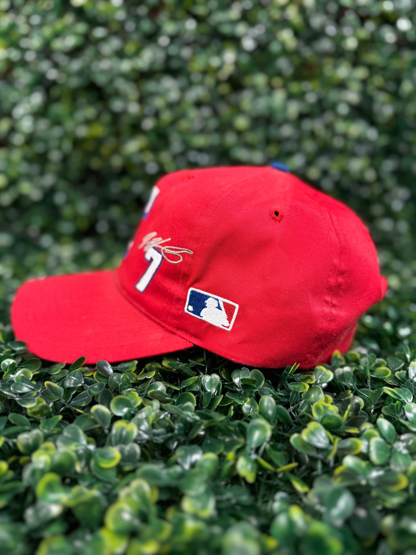 Vintage 90’s Iván “Pudge” Rodríguez Rangers SnapBack