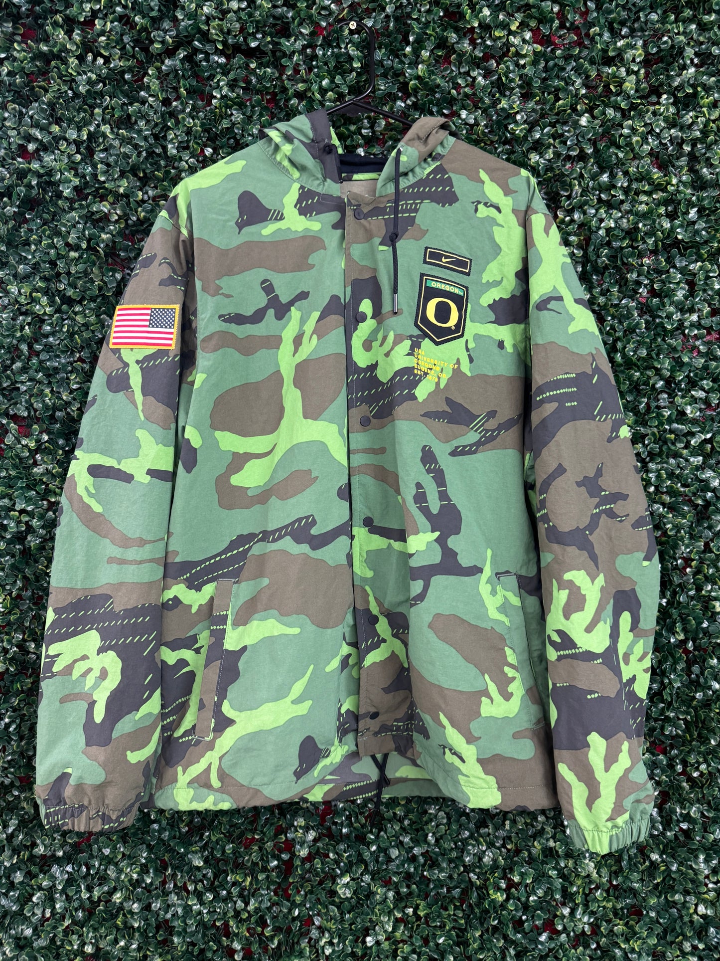 Oregon Camo Rain Coat