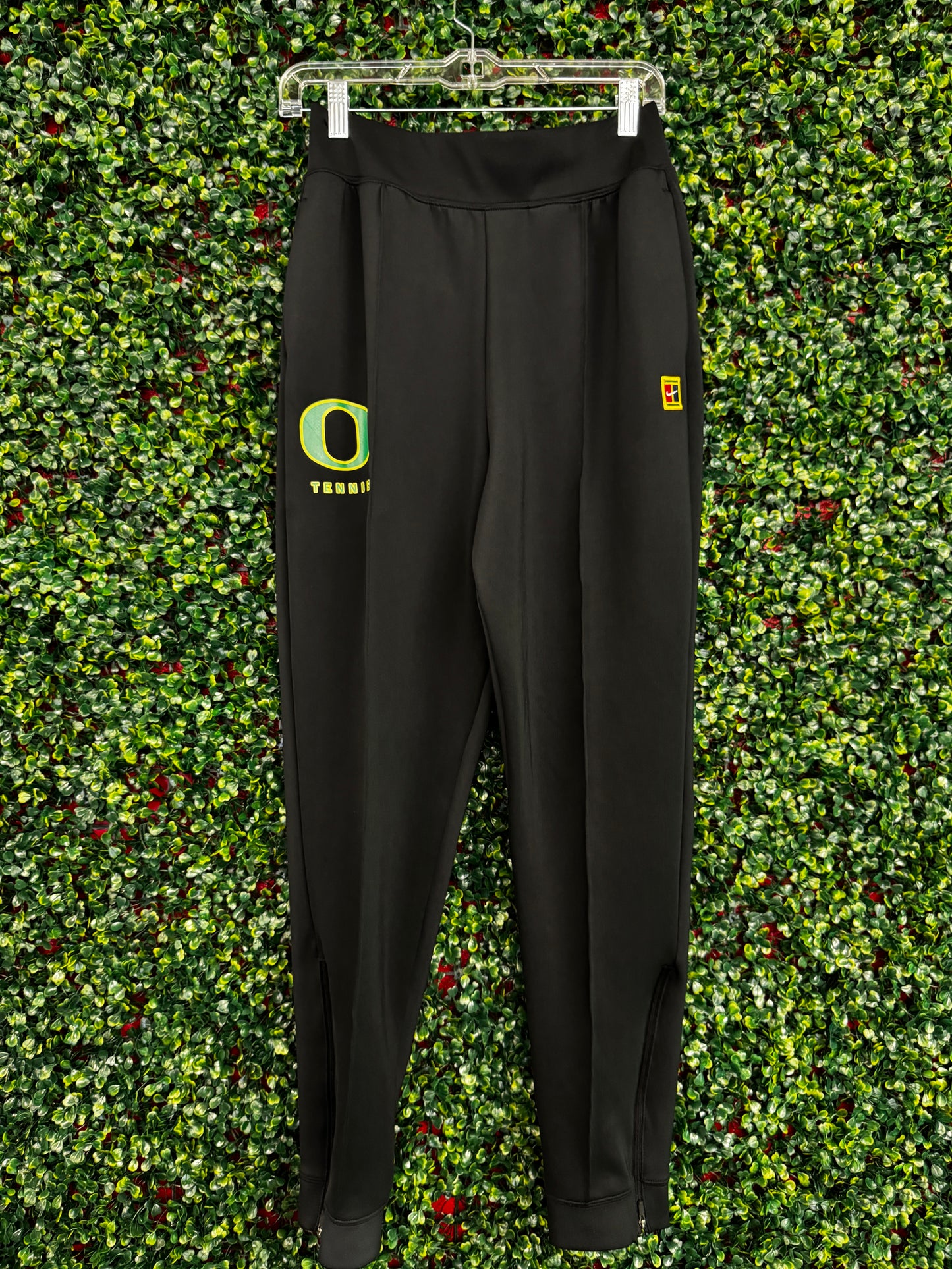 Black Oregon Tennis Sweats