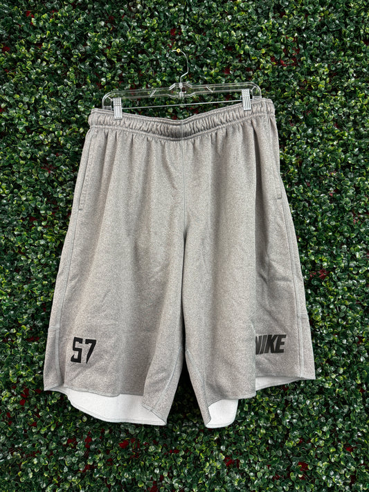 Grey Nike PE shorts