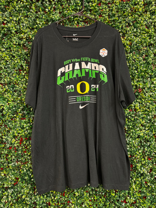 Black Oregon Fiesta Bowl champs tee