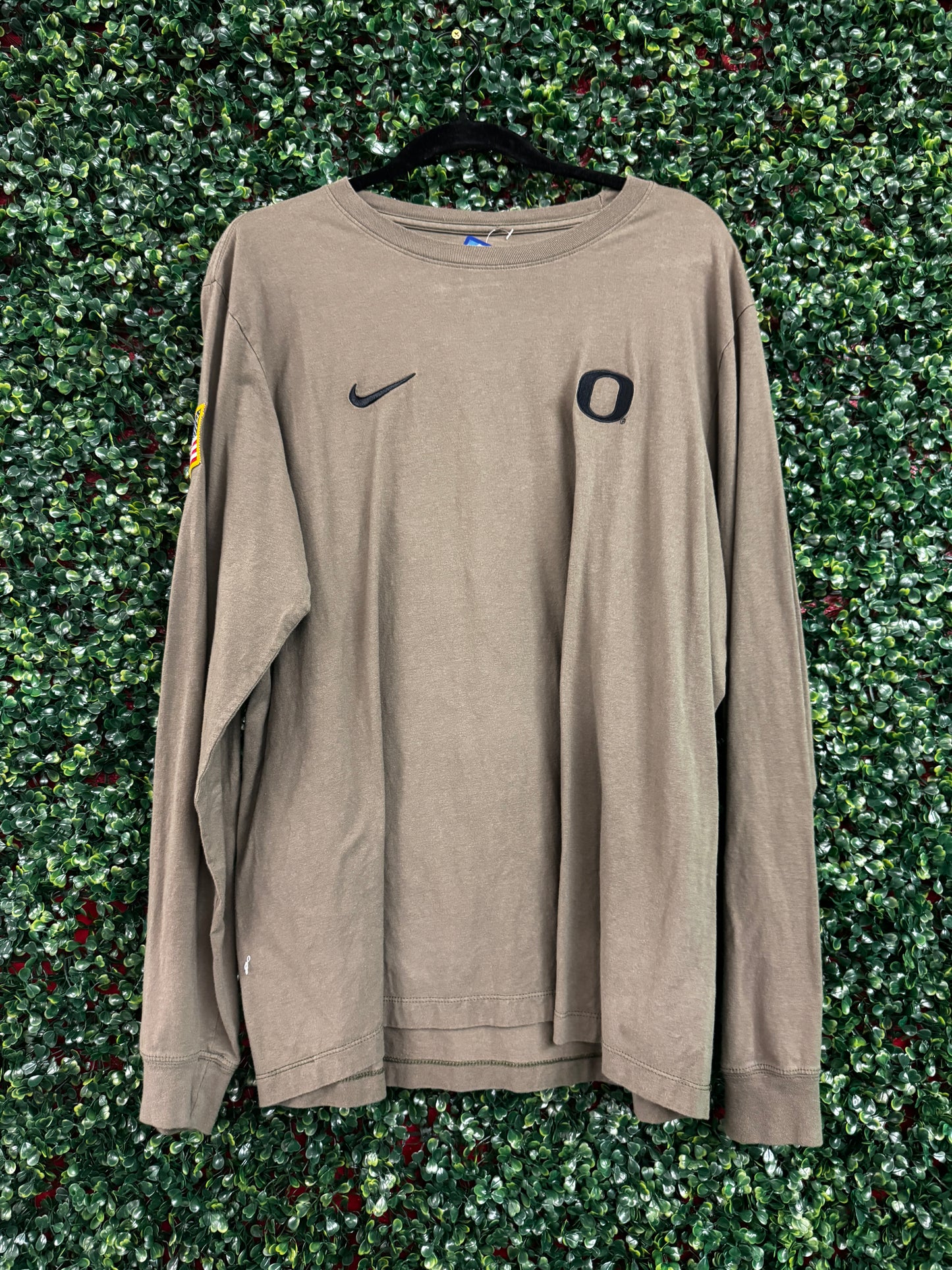 Oregon Army green longsleeve