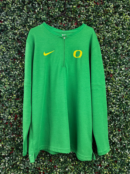 Green Oregon quarterzip