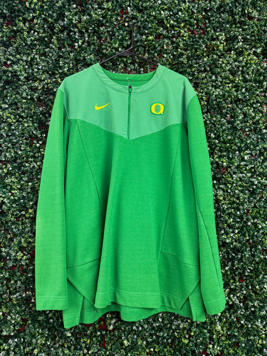 Green Oregon quarterzip