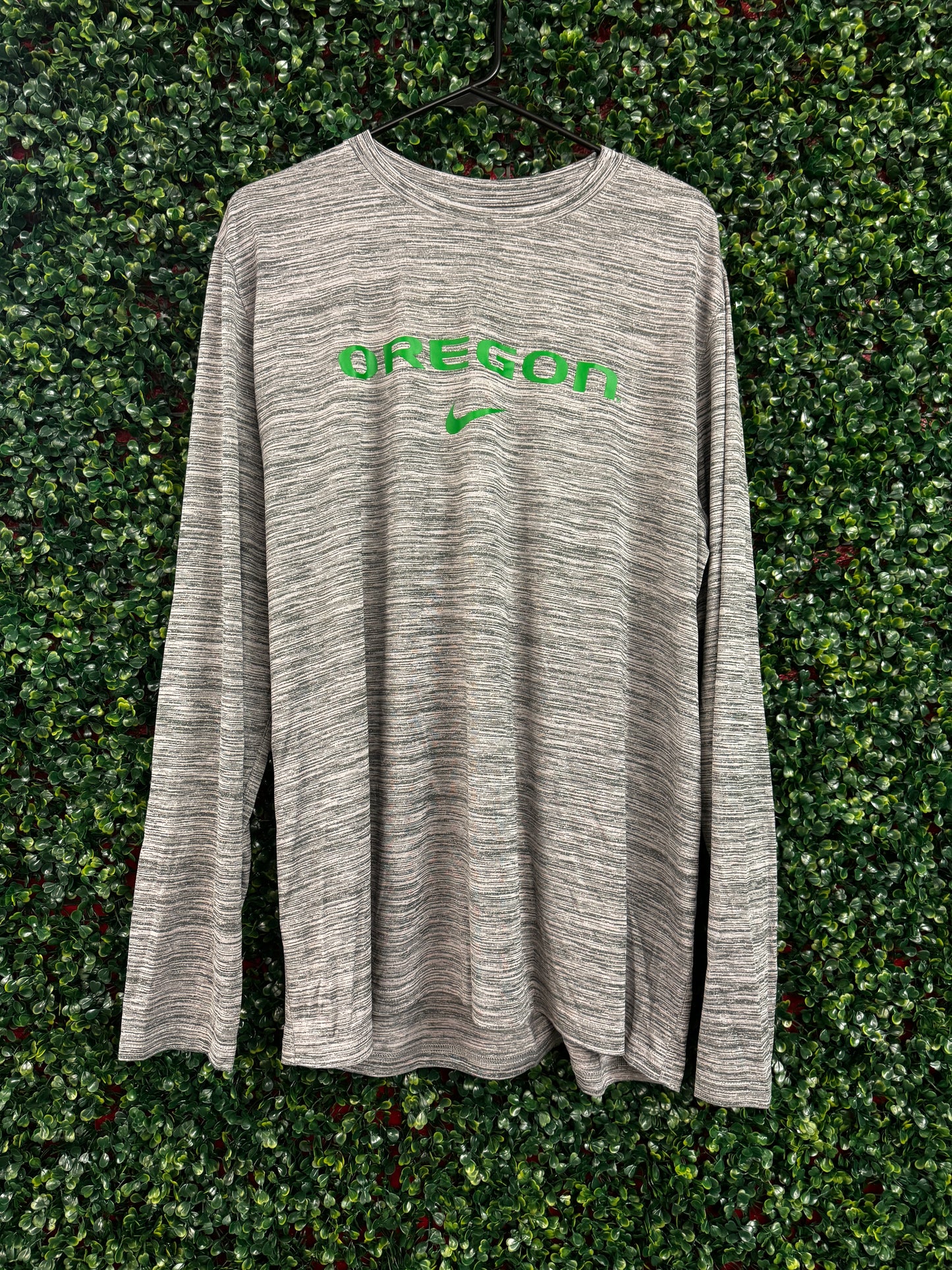 Grey Oregon drifit long sleeve