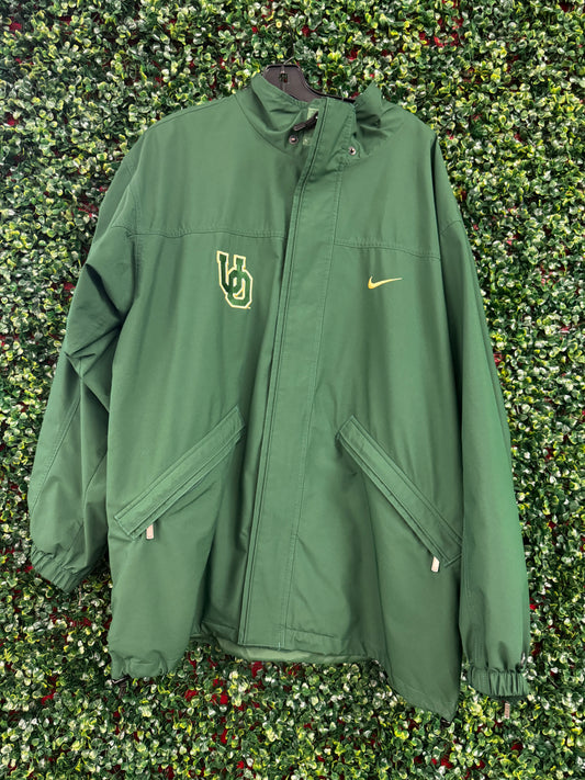 Green Nike windbreaker jacket