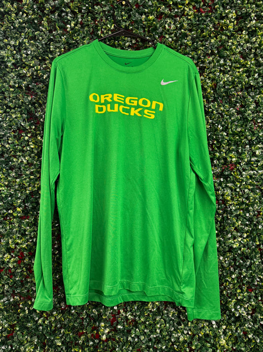 Green Oregon ducks long sleeve