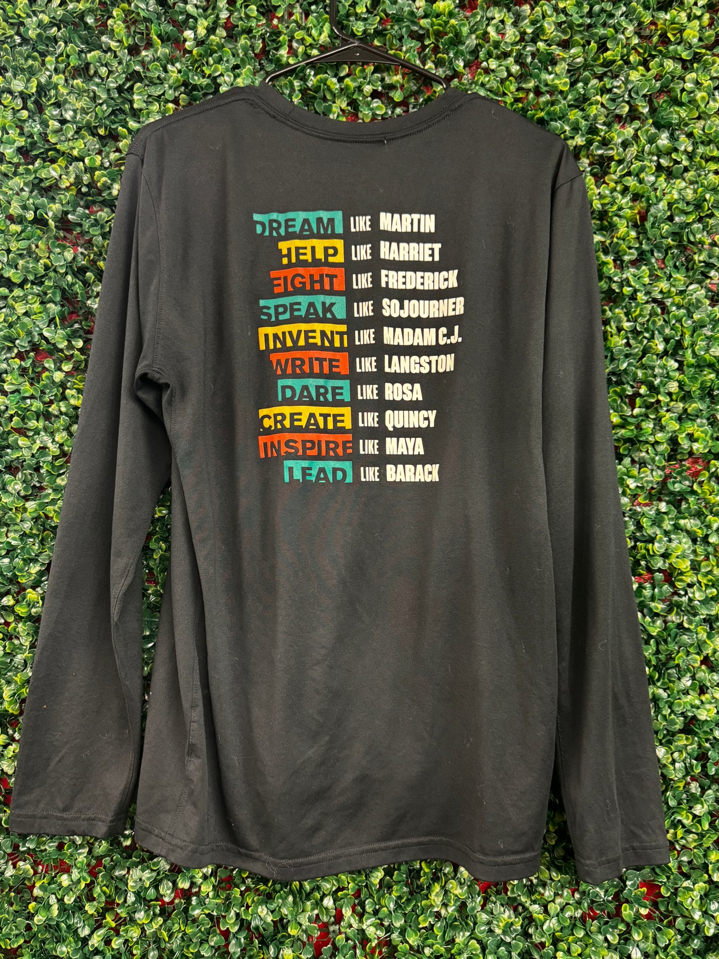 Oregon Black History month drifit long sleeve