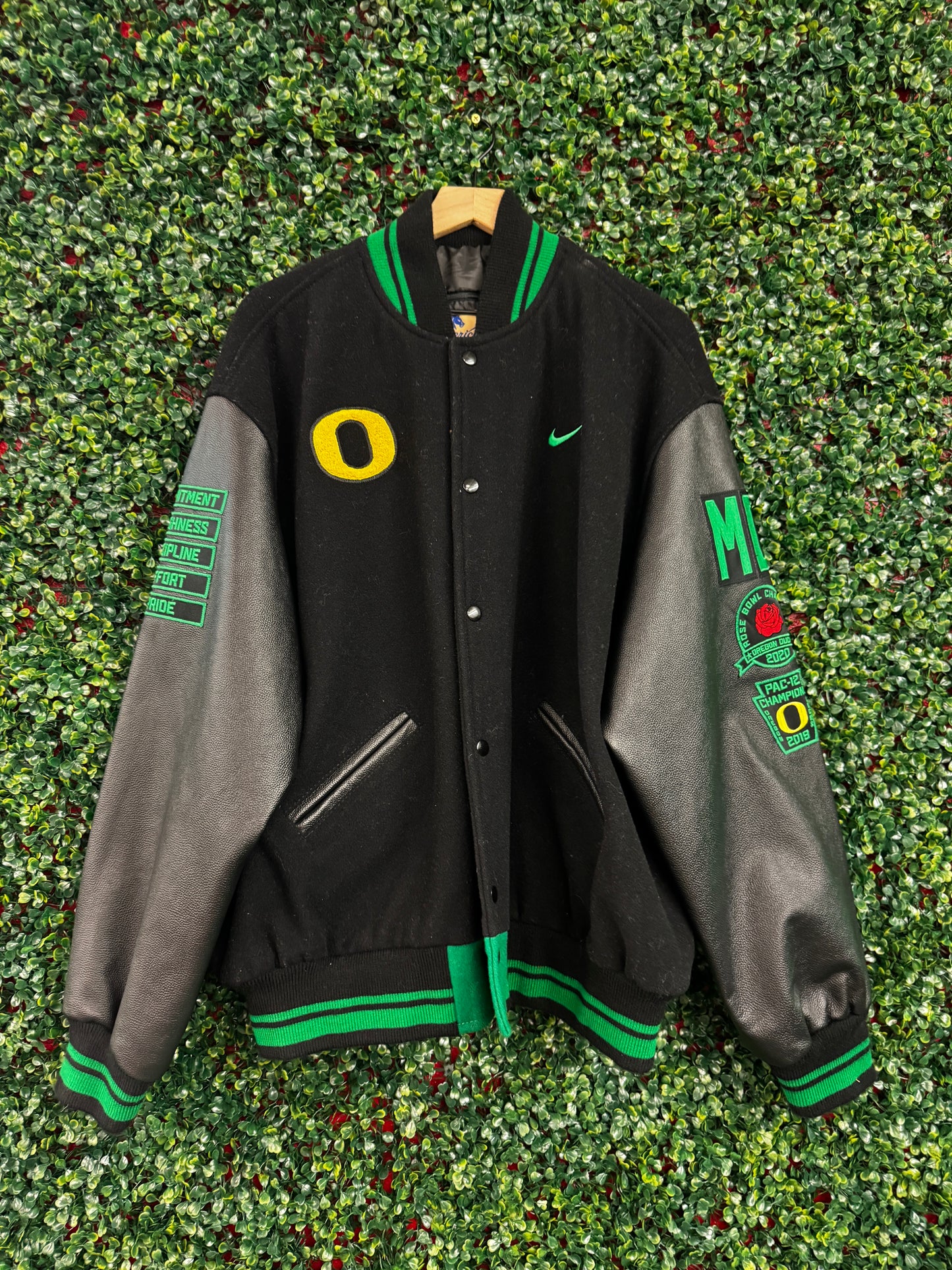 Mario Cristobal Oregon Letterman Jacket