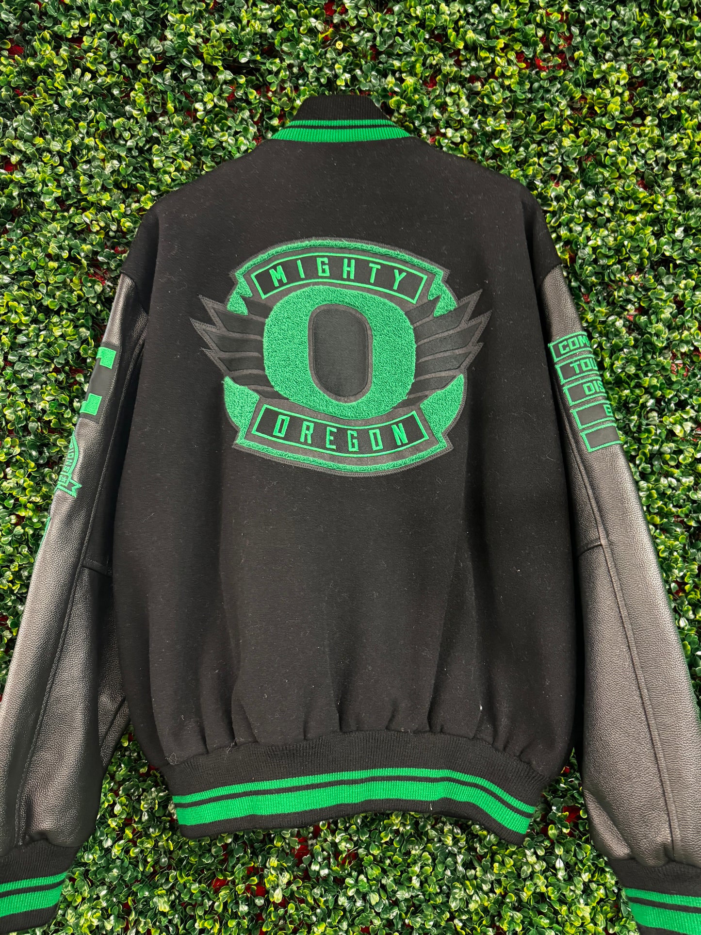 Mario Cristobal Oregon Letterman Jacket