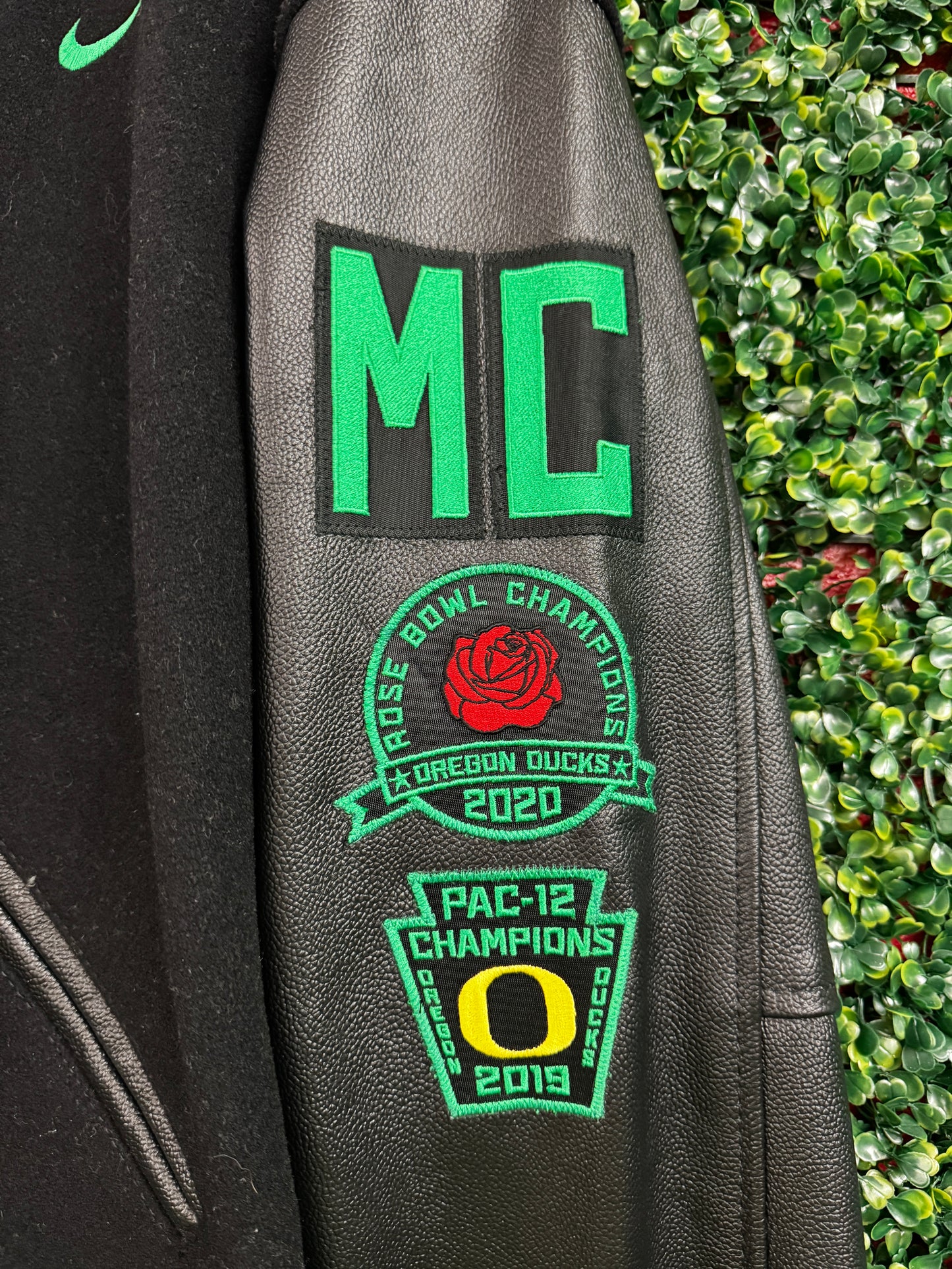 Mario Cristobal Oregon Letterman Jacket