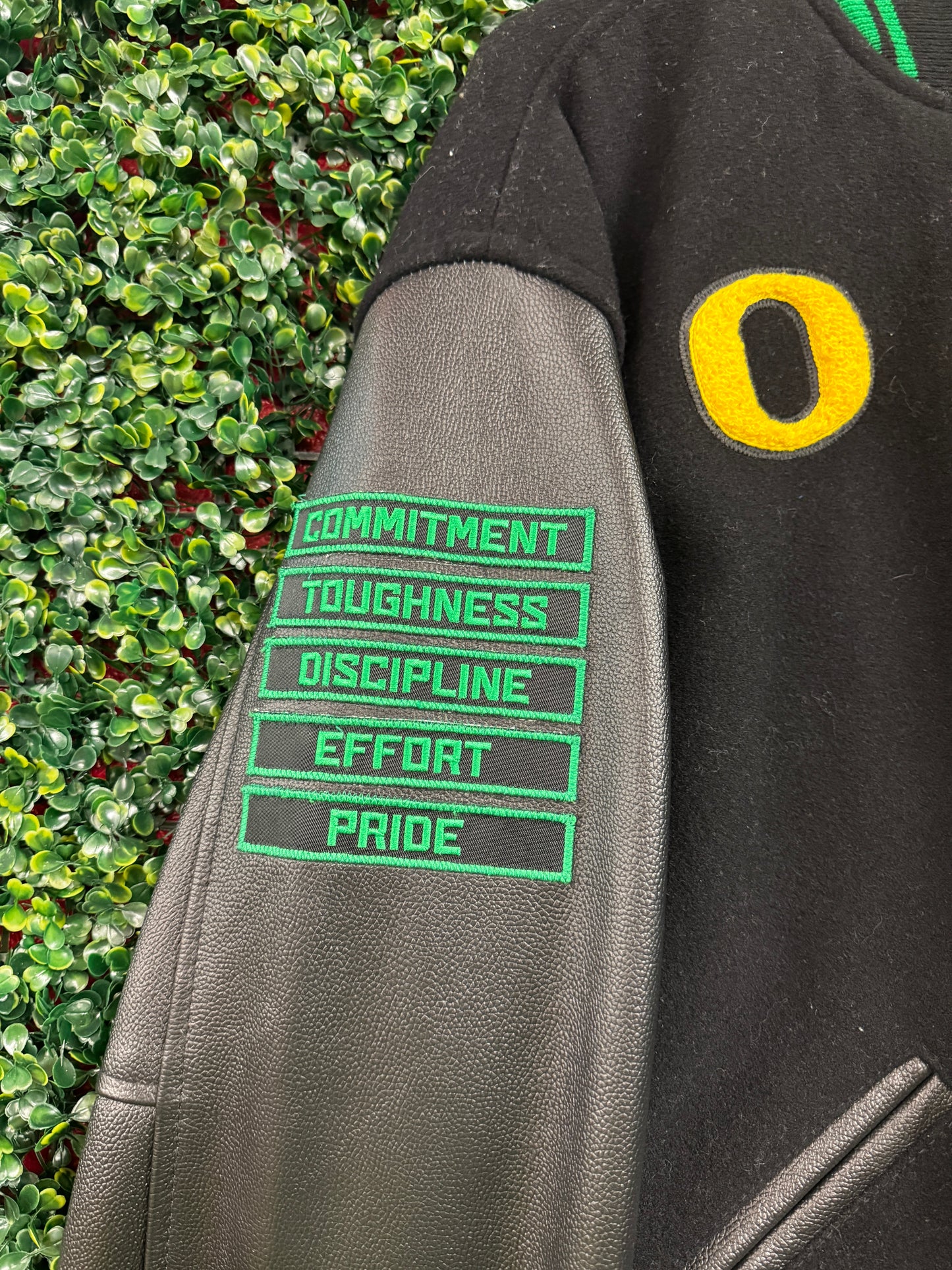 Mario Cristobal Oregon Letterman Jacket