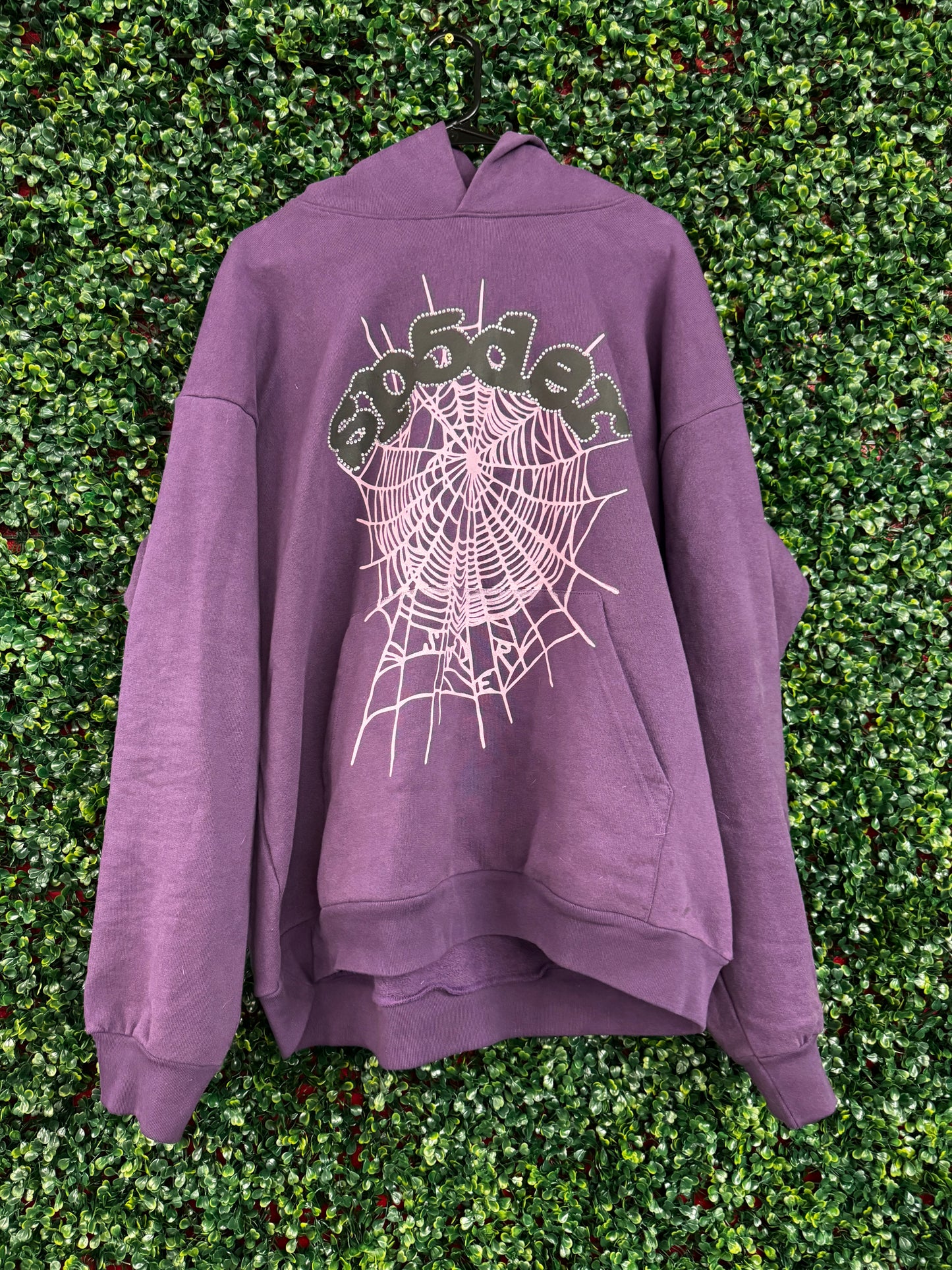 Sp5der Web Hoodie Purple